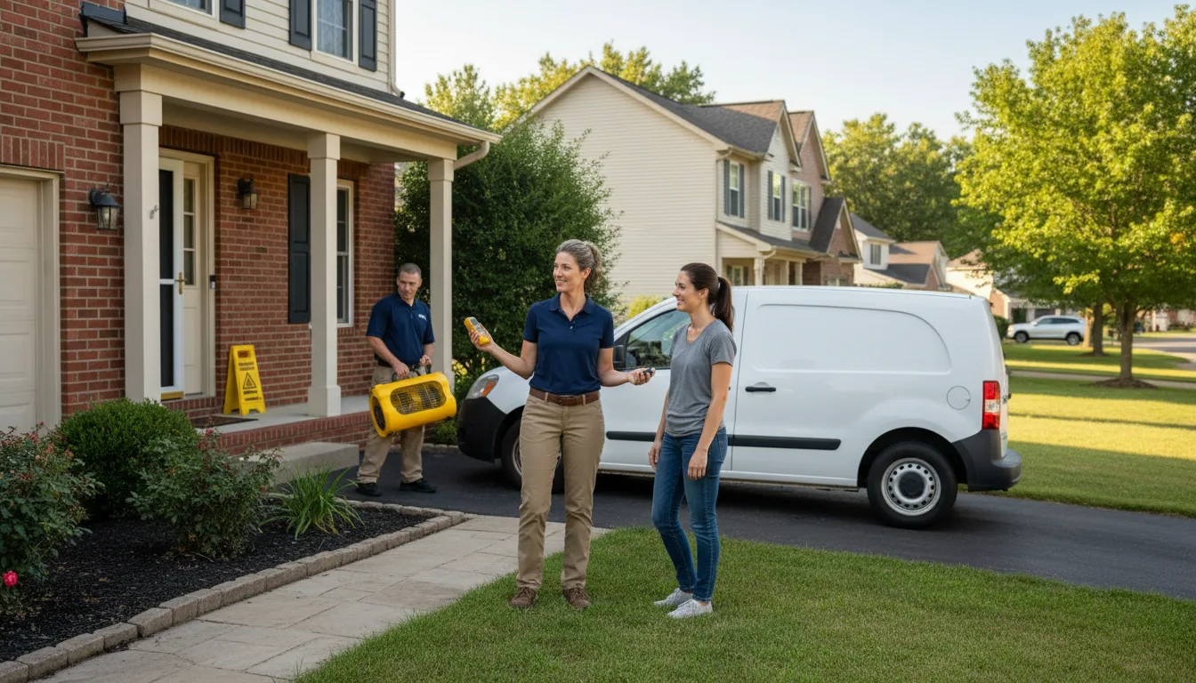Water restoration image for Flood Water Cleanup, Removal And Restoration Services in Pikesville, MD